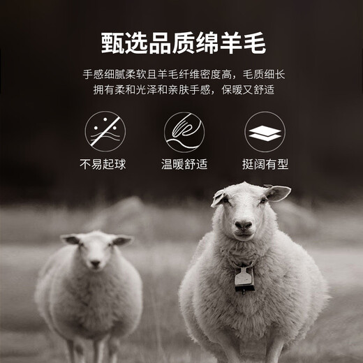 Antonio Wool Suit Men's Business Formal Suit Crisp Three-dimensional Wedding Groom's Suit Banquet Dress Two-piece Set Dark Blue 44 B (165/88B)