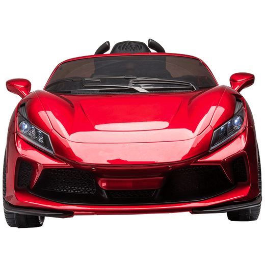 Children's shoes 1.15m extended version Baby electric car four-wheel remote control car can sit on a child's baby toy car Fashion red luxury four-wheel drive + leather seat + soft tires