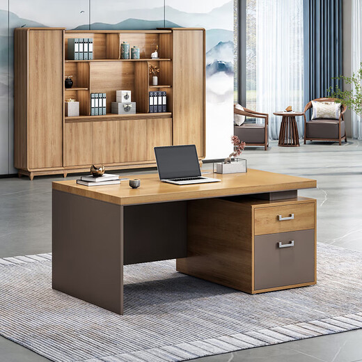 ZHONGWEI boss desk office manager desk simple desk single writing desk supervisor desk 1.8 meters