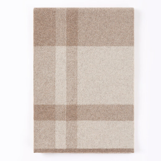 EVAIOGG high-end 100% cashmere scarf men's winter thickened warm plaid scarf birthday gift for boyfriend and husband Mituo 30*180CM