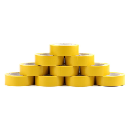 Wenstan WST1047 tape Electrician tape high viscosity waterproof PVC insulating tape electrical tape yellow 9 meters