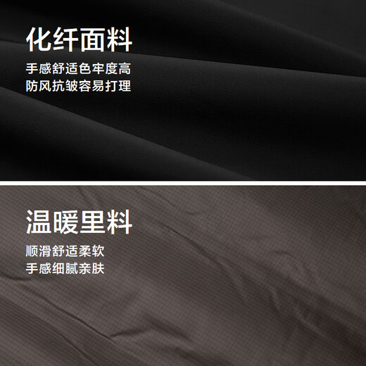 HLA Heilan Home Jacket Men's 25 One-piece Multi-Wear Removable Liner Lapel Thickened Jacket Men's Winter