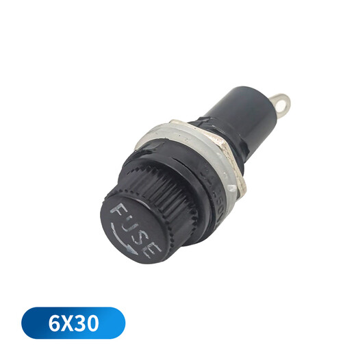 BLX-1 5X20 ceramic fuse holder glass fuse holder opening diameter 13mm 6*30
