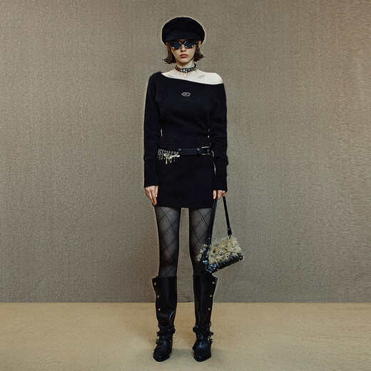 PHORM shopping mall same style 2025 winter new fashion suit H30731556 jet black L