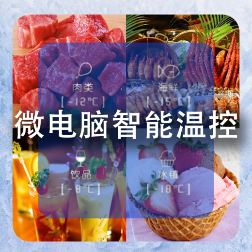 北极川冰柜商用智能温控卧式大容量冷柜家用冷藏冷冻展示柜冰箱保鲜柜雪糕柜 智能688白单温单门【长1.45米】约400L