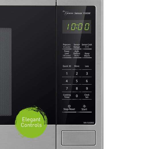 PANASONIC 松下电器 微波炉 Genius 烹饪传感器 1.3 立方 ft 不锈钢 NN-SU696S