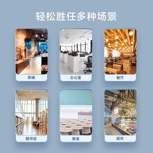 Haier ceiling unit 5 HP ceiling air conditioner central air conditioner commercial variable frequency hidden 3 HP patio embedded shop office factory air conditioner cooling and heating 5 HP secondary energy efficiency ceiling unit eight-sided air outlet + strong cooling and heating