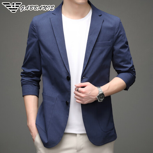 FALAMONE Armani Casual Thin Suit Men's Spring and Autumn Casual Western-style Korean Style Business Uniform Men's Suit Jacket AGM/6629920 Bean Green M 170