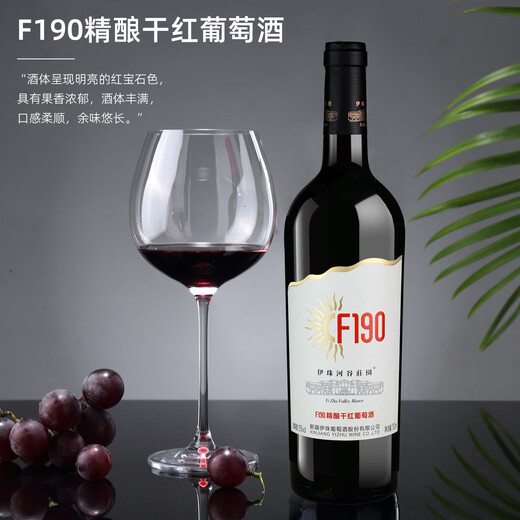Усадьба Yizhu 190 Craft Dry Red Wine 13 градусов 750 мл*6 кусочков Синьцзян -Эйли -Вэлли в долине стали
