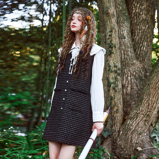 Wancaoyi autumn new fashion suit H30203331 jet black XS