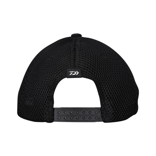 Dayiwa Black Laser Fishing Hat DCN-9209C Half Mesh Hat Fashionable Breathable Sun Visor Black (Laser) One Size