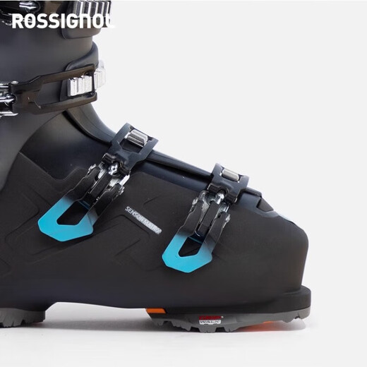 ROSSIGNOL Golden Rooster SPEED80/100 Men's Double Ski Shoes Junior High Snow Shoes Professional Ski Equipment Black Hardness 100 (2526) 44 Inner Foot Length 280-285cm