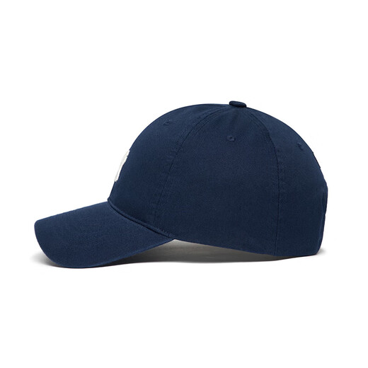MLB official Yu Shuxin's same style for men and women, fashionable and versatile soft top baseball cap sun visor outdoor autumn CP77 New York Yankees/Navy Blue One Size