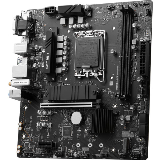 微星（MSI）B760M BOMBER WIFI DDR4爆破弹电脑主板 支持CPU 12600KF/13490F/12490F (INTEL B760/LGA 1700)