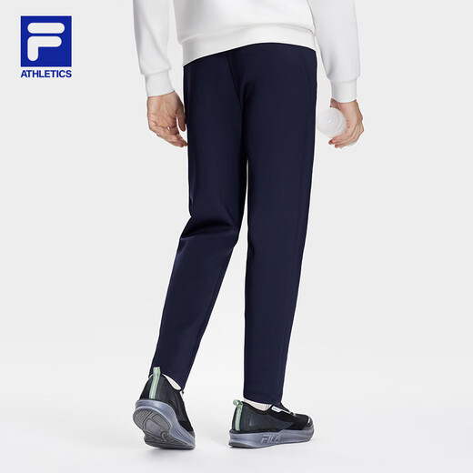 FILA official men's knitted trousers 2025 autumn and winter simple fitness straight sports pants running training pants