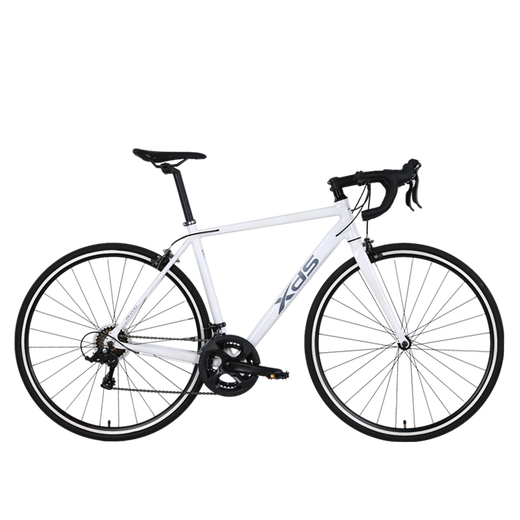 XIDESHENG (XDS) Roadbyklus RC200 Einstiegsklasse Casual 14-Gang Variable-Geschwindigkeit Aluminium Rahmenradrad 25 Weiß/Grau 510 mm