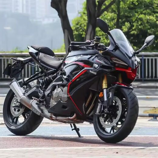 
New Qianjiang QJ race 600 four-cylinder water-cooled sports car electronic injection race 350 race 450cc heavy motorcycle party race motorcycle fluorescent green race 600 21 models with complete licenses and licenses to be registered