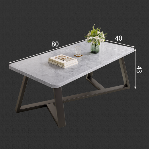Shanshan wood art coffee table small apartment living room tea table side room home simple modern balcony creative small table