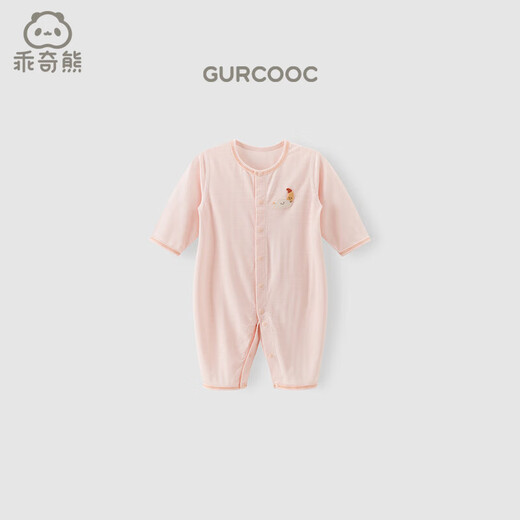 Guiqi Xiong light and refreshing cotton baby summer jumpsuit thin long-sleeved air-conditioned clothing baby stretchy sweatshirt cool feeling