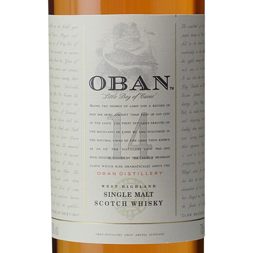 
OBAN (OBAN) famous companies strictly selected OBAN Oban Single Malt Scotch Whisky Highland Region Imported Foreign Wine OBAN 14 years 700ml