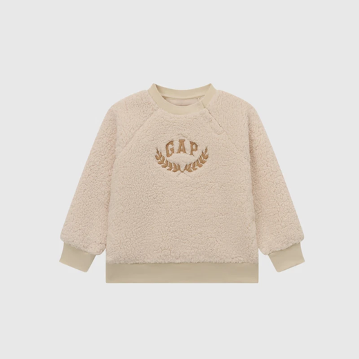 Gapu same style for boys and girls, autumn imitation lambswool fleece sweatshirt top 646064