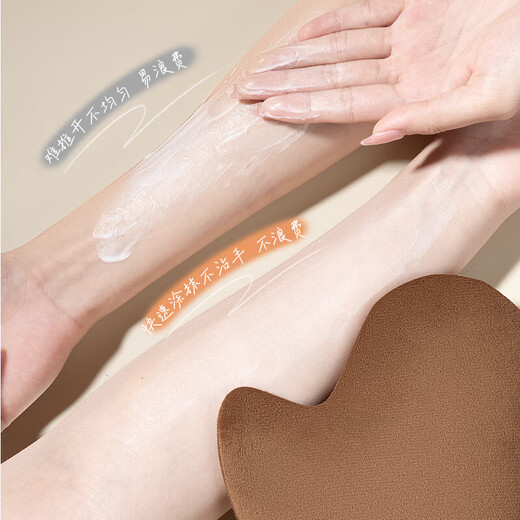 Low price flocked tanning and moisture-proof gloves, body lotion application magic tool, makeup cream and lotion application gloves, 2 pieces, black large size + brown 2 pieces, save time and effort, apply quickly without waste