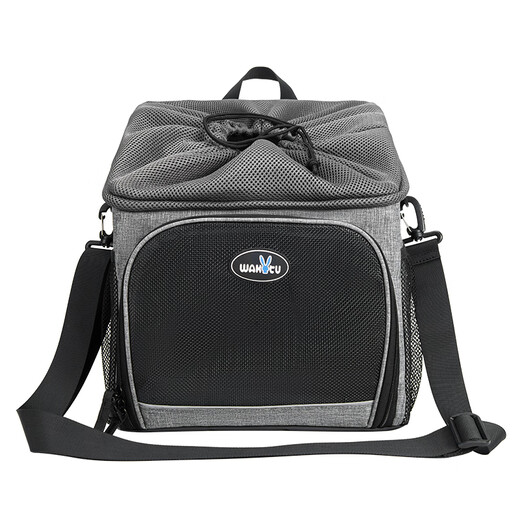 wakytu单肩大容量自行车载宠物包 透气猫包外出骑行车头包单车便携狗包 宠物包可挂车头/绑后座/可背可提