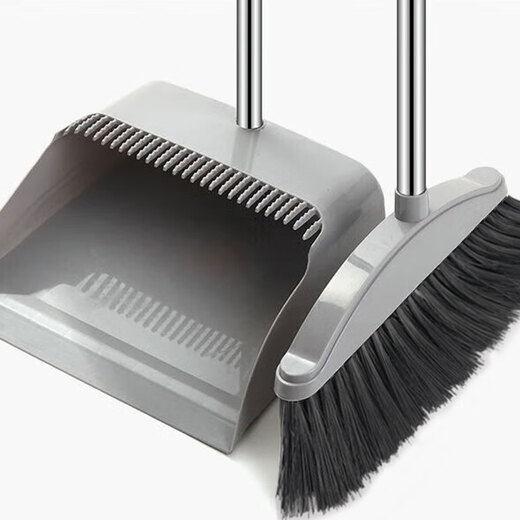 Mandelai broom set dustpan set broom two-piece set sweeping broom small broom set soft fur windproof office set sweeping