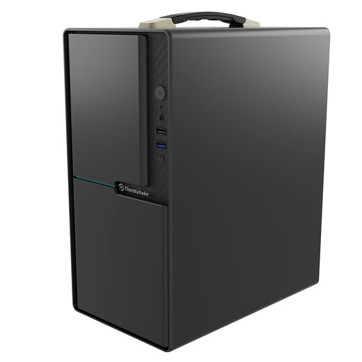 Thermaltake（Tt）金刚Mini 提手版 机箱电脑主机 黑色（M-ATX主板/商务办公/可便携/迷你/厚五金/多风扇位）