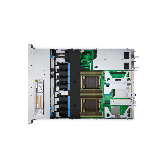 戴尔（DELL）PowerEdge R450 1U机架式服务器主机 双路高性能存储数据库虚拟化服务器 1颗金牌5317 12核3.0G丨单电 64G内存丨3*2.4T SAS丨H755