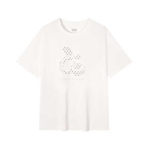 Semir short-sleeved T-shirt women's mid-length cool antibacterial summer loose print 101323100032