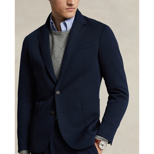 Polo Ralph Lauren 拉夫劳伦男装 经典款修身版Polo Soft西装外套RL15605 410-海军蓝 L
