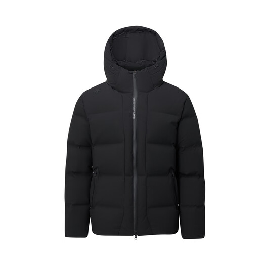 DESCENTE DESCENTE TRAINING series HEAT NAVI sports and casual men's short down jacket BK-black L (175/96A)