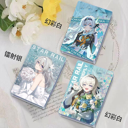 【官方】流萤流麻崩坏星穹铁道同人周边流沙摆件亚克力板流沙礼物 幻彩白-流萤p1591 中号-流沙麻将