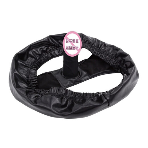 Self-wearing anal plug underwear for men in the back yard, women's penis going out to work, fake jj thong, black 10cm anal plug, waist 62-100cm