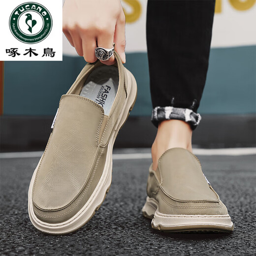 Peñera de pájaros carpinteros zapatos para hombres de lienzo de seda para el verano zapatos de tablero casual de un pin de un claila de hombres transpirables viejos zapatos de tela beijing