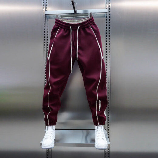 Kuraishi Kazuki high-end fashion brand American functional leggings men's spring and autumn casual pants trendy fashion versatile casual sports pants gray 2XL