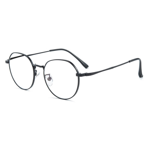 
Young old glasses for women fashion full frame metal comfortable high definition ultra-light reading glasses N688 black +100 degrees