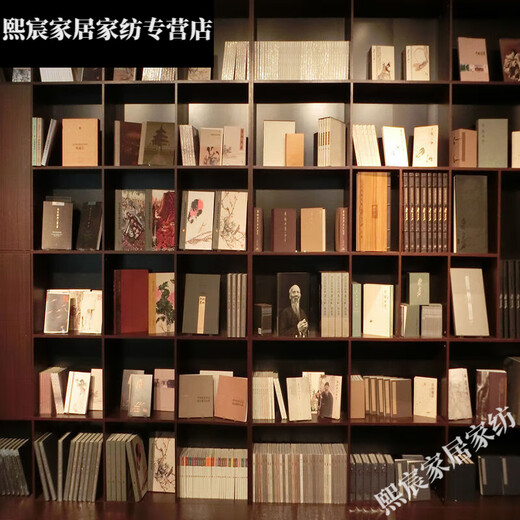 Diyazhi live background cloth 3D three-dimensional high-definition study bookshelf anchor background cloth Kuaishou live Douyin live background S-12017 2 meters wide X2 meters high
