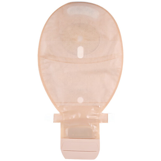 Kanglebao 15251 Shengshu one-piece opaque open stoma pocket rectal stool bag anal stoma pocket cut hole 66mm (5 pieces in bulk) 15541 one-piece transparent stoma pocket