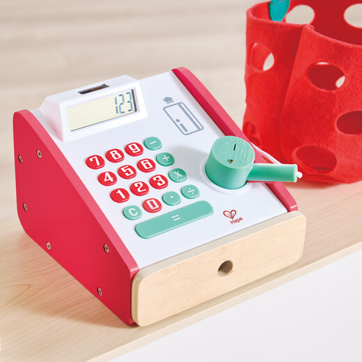 Hape (Germany) Children's House Playing Toys Simulation Cashier Three-Floor Luxury Concession House Birthday Gift E3209