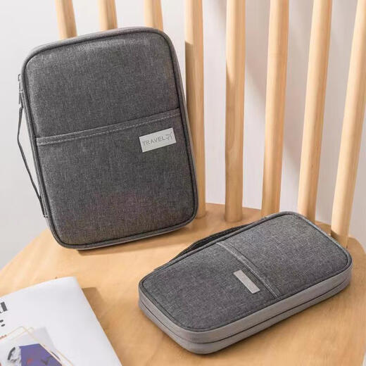 
Anti-theft passport storage bag waist bag travel passport clip portable large-capacity certificate air ticket protective case main picture model