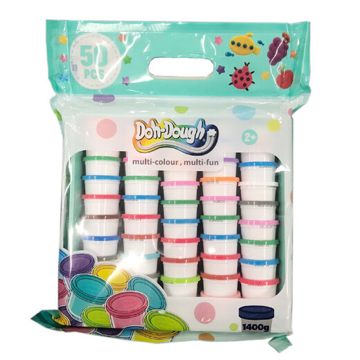 
Peile Colorful Mud Large Single Cup Pack 4 Ounce Children's Handmade Plasticine Toys 6756 Four Colors B4867/B5517 Models 112g per cup