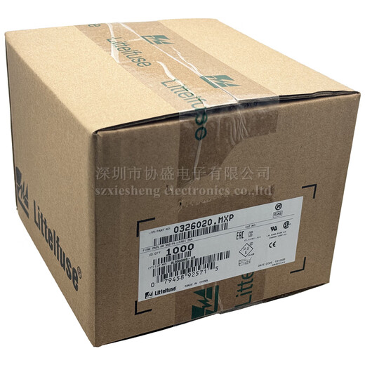 Slow-blow ceramic tube fuse 0326020.MXP 6*32MM LF.20A/250VP T20A 250V 0326020.MXP LF.20A/250VP