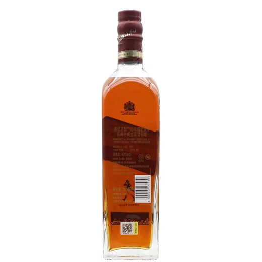 尊尼获加JOHNNIE WALKER行货 尊尼获加苏格兰威士忌洋酒公司货 尊尼获加15年雪莉桶700ml