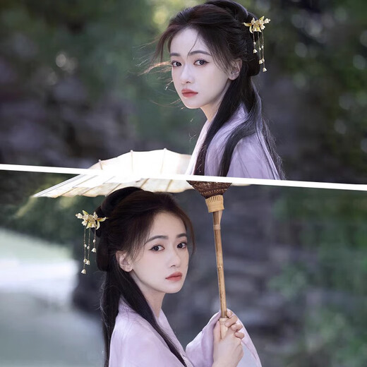 Jianlu Tassel Hairpin Gift Box Set Hairpin Ancient Style High-end Hairpin High-end Hair Accessory Hairpin 520 Gift for Girlfriend Ancient Style Hairpin Five-piece Set Gift Box