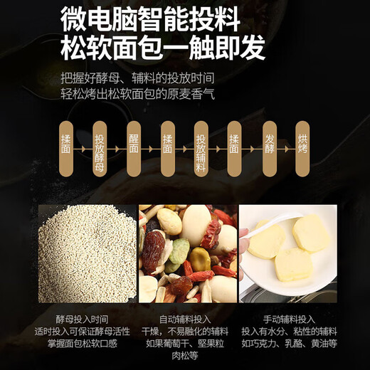 Panasonic Bread Machine Home Toaster Dough Mixer Fully Automatic Reservation Available Automatic Fruit Insertion SD-P1000 Pure White