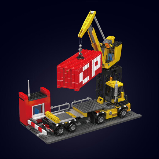 Yuxing Mowang Flagship Store Строительный блок сборка гармония поезда высокоскоростной поезда локомотив Группа Boy Electric Toy SD40-2 Внутренний дизельный локомотив 12027