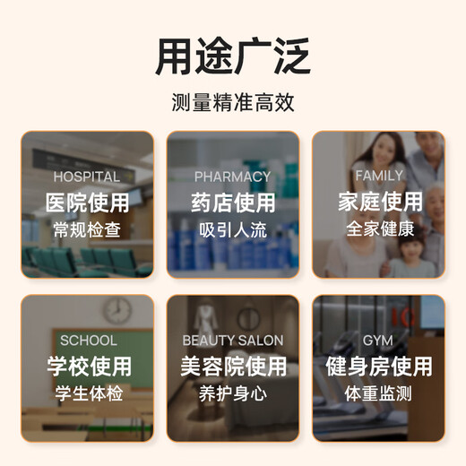 Meilen身高体重测量仪一体机超声波 智能语音播报体检测量仪儿童身高电子秤学校体检医用人体称