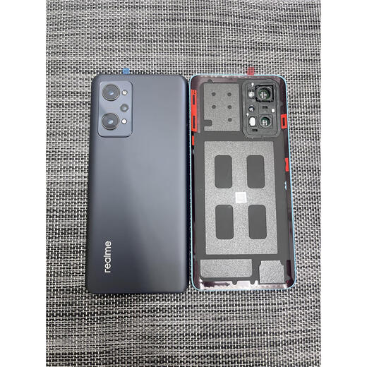 ASuitable for GTNeo2 original back cover glass Realme GTNeo2 original battery cover rear case rear screen GT Neo2 black original back cover with lens